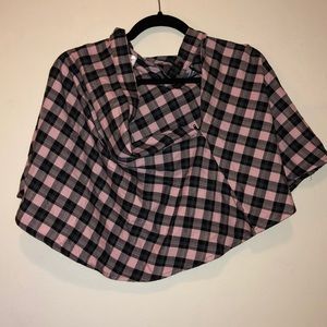 American apparel plaid mini skirt